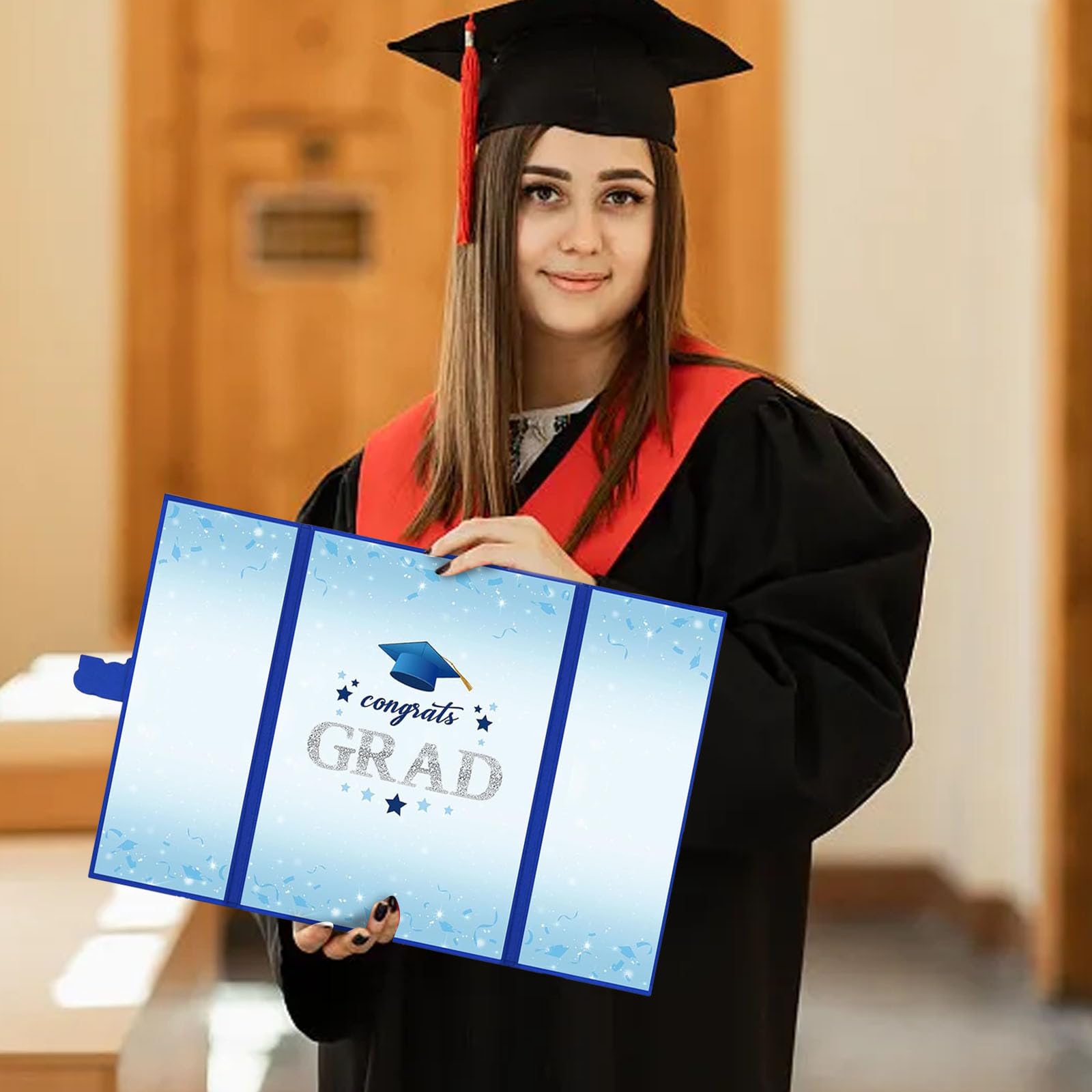 Amazon.com: Graduation Cards Assortment 2025,Congratulations Grad Pack with  Printed Message Stickers,Elegant Designs Envelopes Cards Gift for Men Women  Students Friends,Greeting Supplies (Blue) : Office Products