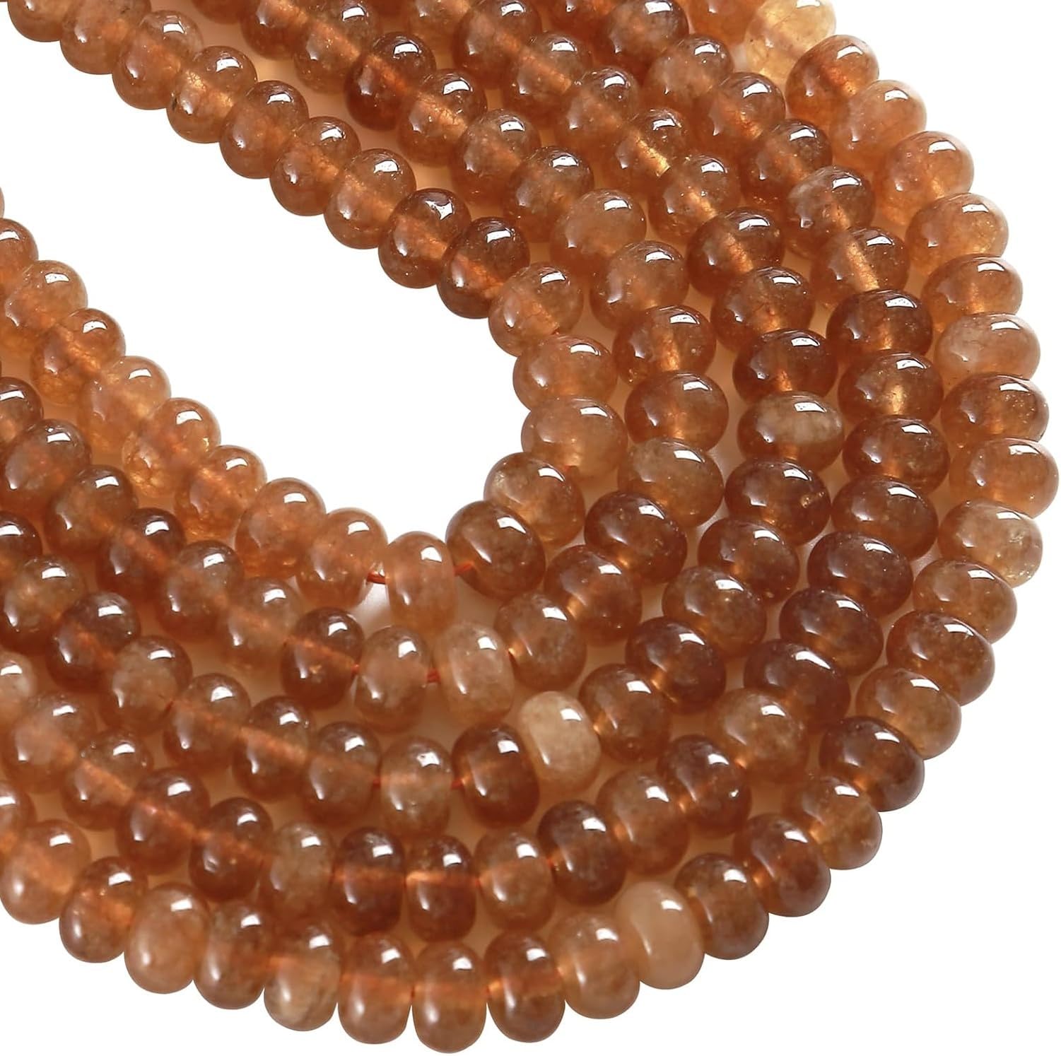 76 sztuk naturalnego jadeitu jasnozielonego 5x8mm abakus koraliki luzem do tworzenia biżuterii DIY bransoletka naszyjnik, Jasnozłoty turmalin, Dysk liczybnia 5x8mm
