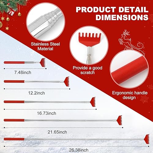 Miniatura 2 de YIMICOO Masajeador de cuero cabelludo de 20 dedos, rascador de cabeza, masaje de espalda para relajación corporal, estrés corporal, relleno de