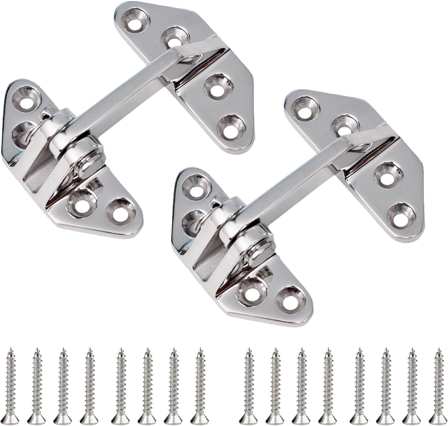 Long Heavy Duty Marine Grade Stainless Steel 316 Hinge - 180 Degree Removable Pin Hinges for Marine Hatch, Cabin Doors, Outdoor Basement Doors (3.62Inch, 2-PCS)