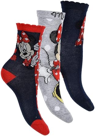 3 pares de calcetines infantiles de Minnie Mouse por 8,99€ ¡¡31% de descuento!!