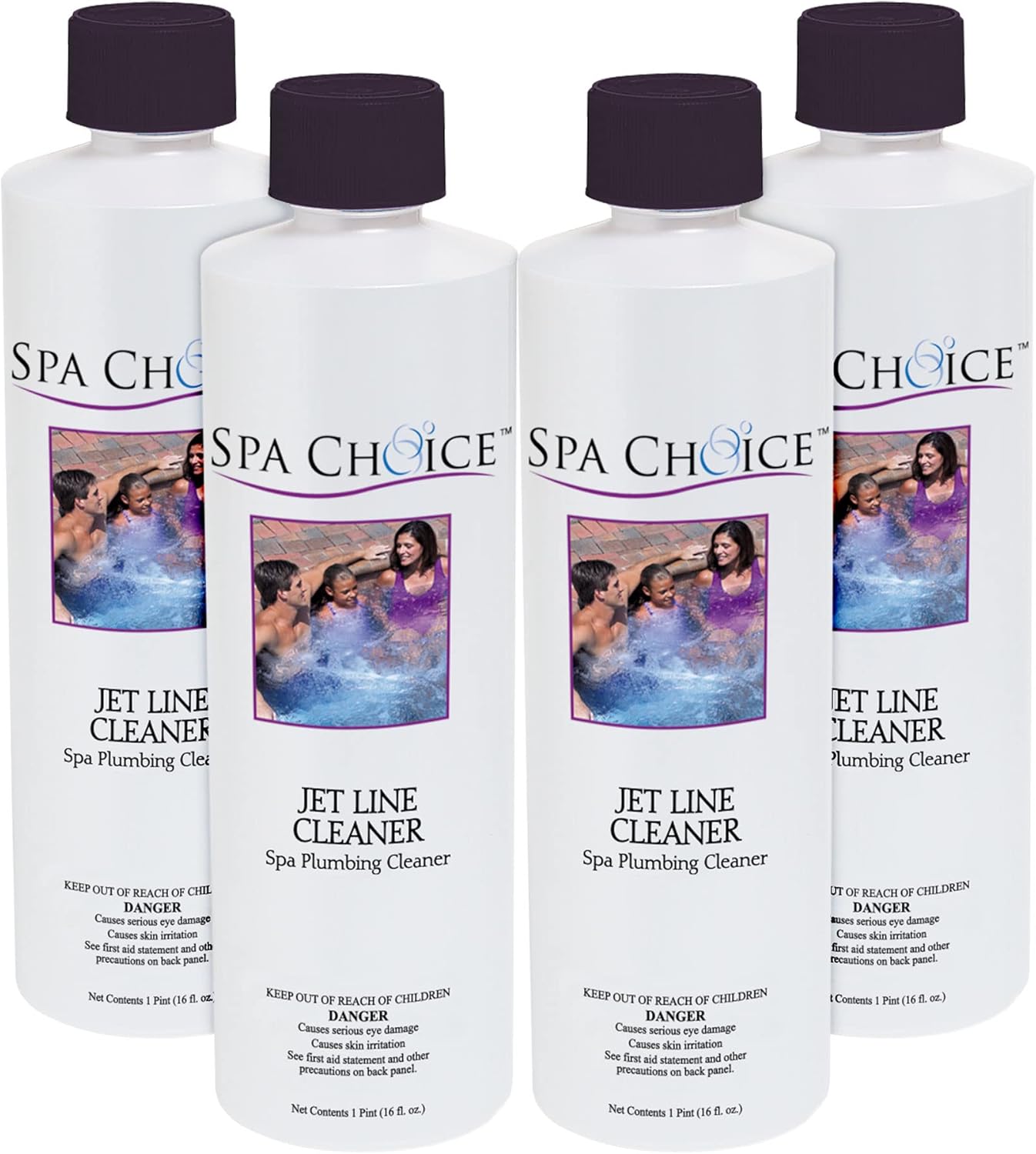 SpaChoice 1-Pint 2-Pack Premium Jet Line Cleaner, Jet Cleaner for Hot Tub, Made in USA