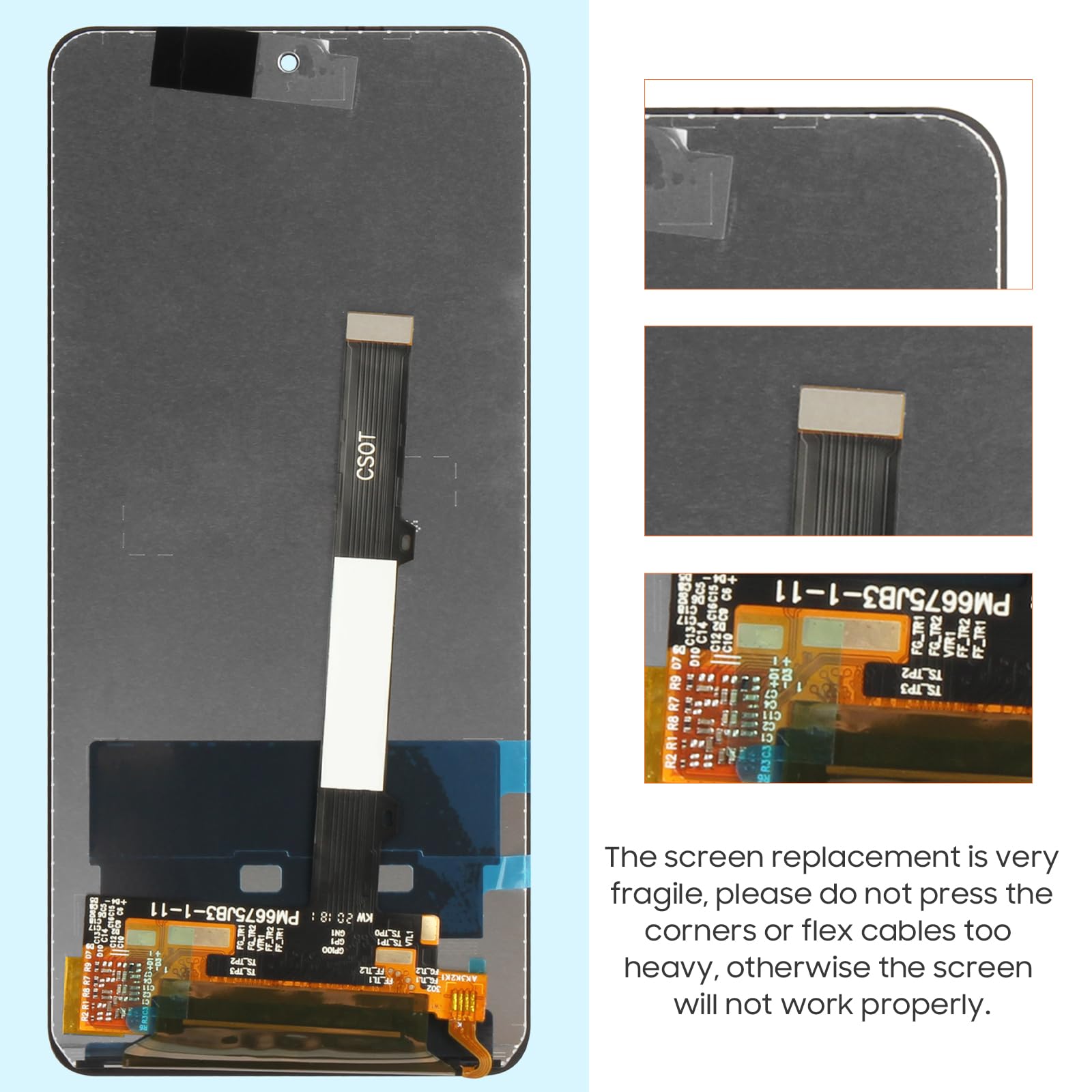 Amazon.com: Screen Replacement for Xiaomi Poco X3 / X3 Pro / X3