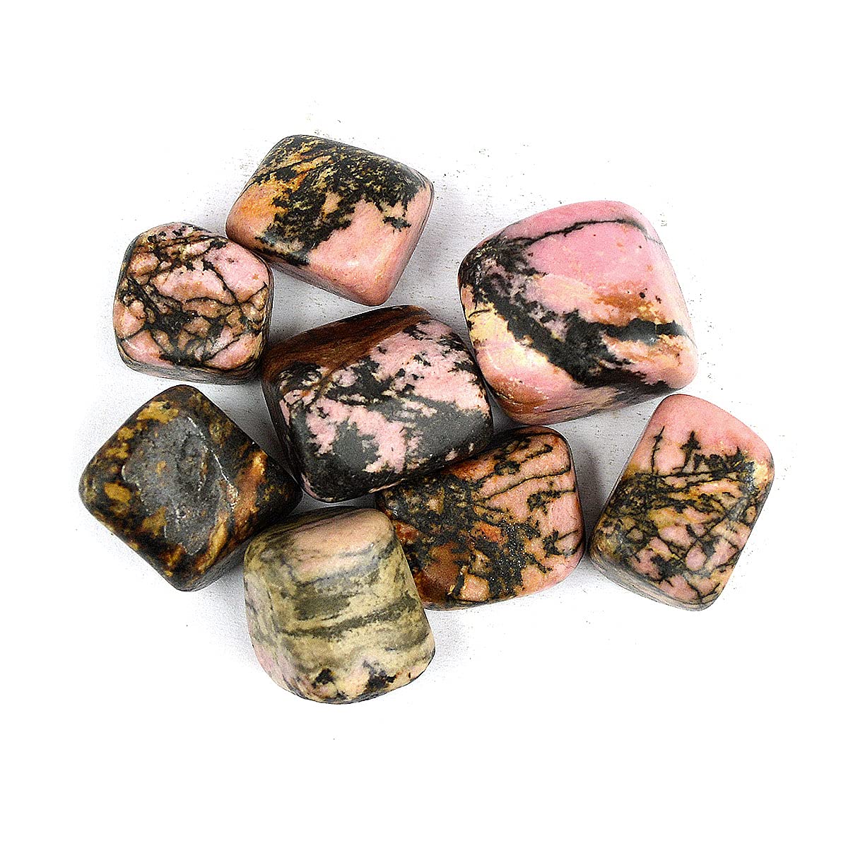Reiki Crystal Products Natural Rhodonite Tumble Stone Raw Rough Stone Tumbled Pack of 100 Gram (B099ZBRZDX) Amazon Price History, Amazon Price Tracker