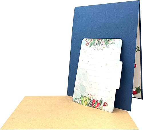 Miniatura 5 de Tarjeta de felicitación emergente, decoración de árbol de Navidad, regalo de vacaciones, decoración de Navidad, regalo de Noel, tarjeta de regalo