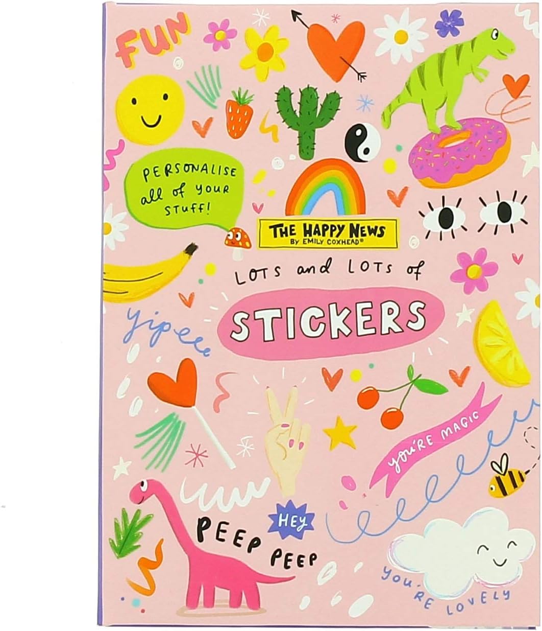 Sticker Booklet | 10 Sheets | 150+ Stickers | The Happy Newspaper by Emily Coxhead