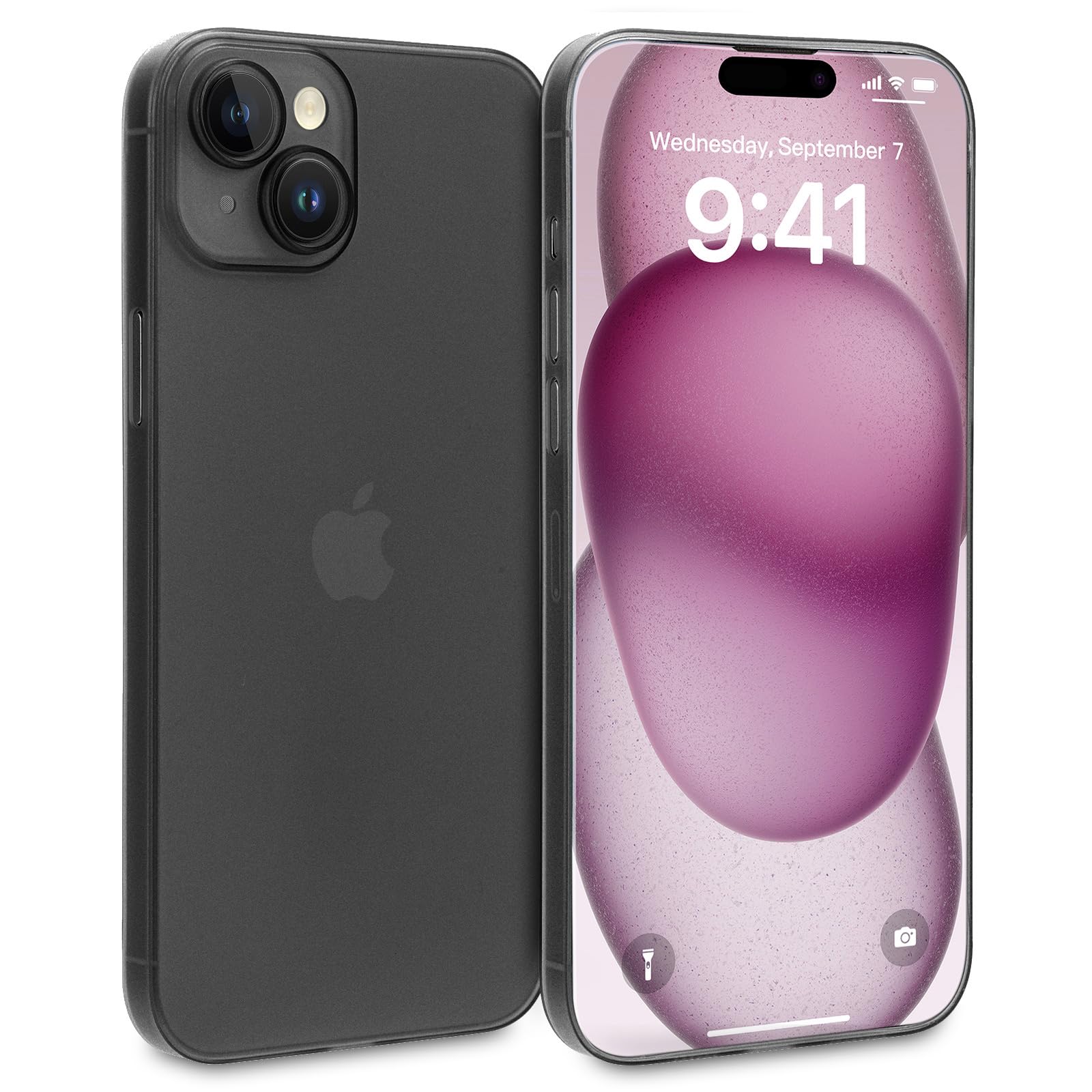 Doupi Transparente Hülle Für IPhone 15 (6,1 Zoll) – Ultra-dünn, Kabellos Ladefähig