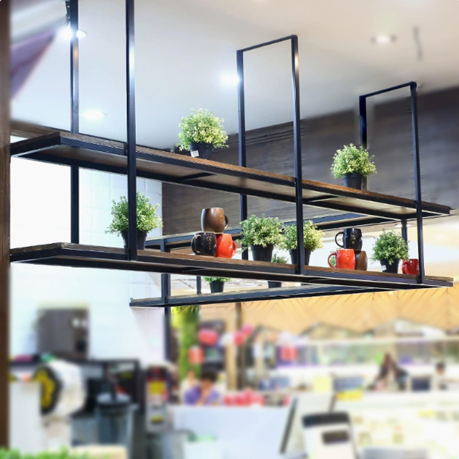 Support de rangement mural et plafond 110 cm pour désencombrer votre cuisine
