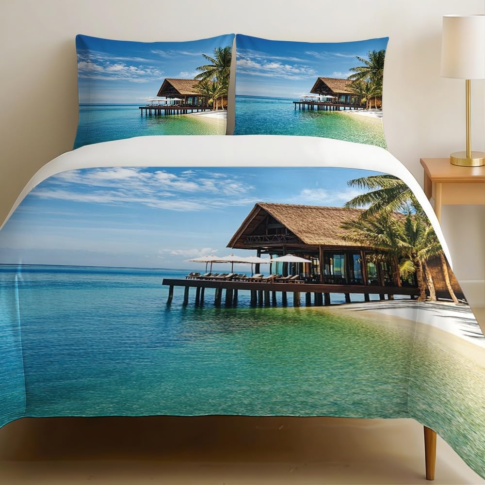 Housse de couette 240 x 260 cm avec fermeture éclair pour en finir avec les boutons cassés