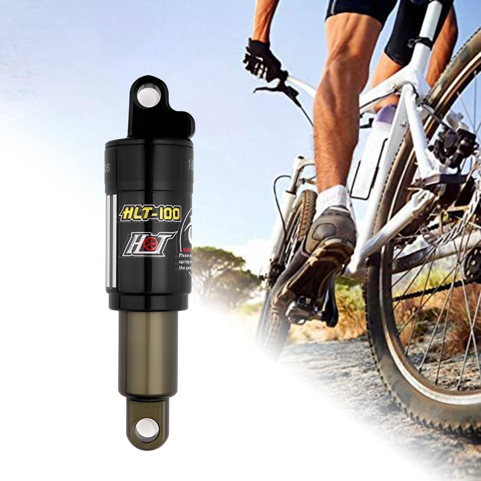 Ammortizzatori Posteriori Per Bici Con Molla Elicoidale 125mm/150mm/165mm/185mm* 750lbs/850lbs/1000lbs Ammortizzatori Per Scooter/MTB/eBike(150mm*1000lbs)