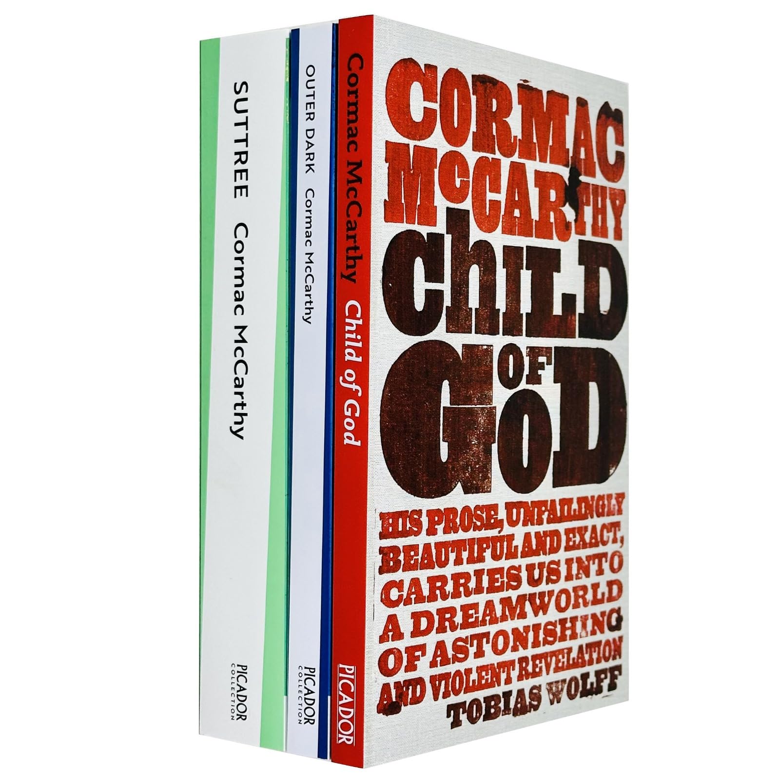 Cormac McCarthy Collection 3 Books Set (Suttree, Outer Dark, Child of God) Paperback – 21 May 2023