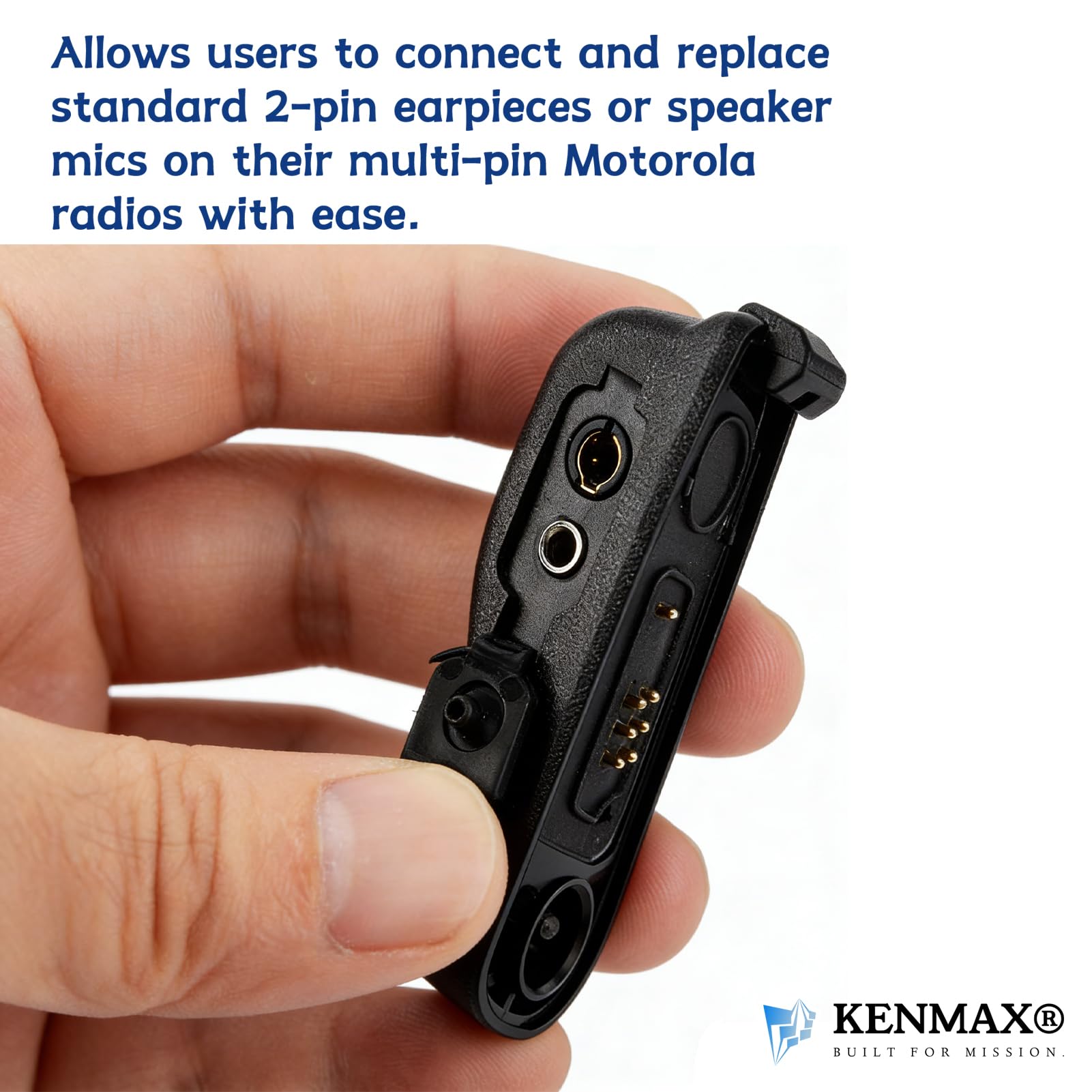 Amazon.com: KENMAX® Audio Adapter for Motorola Multi-pin to 2-Pin