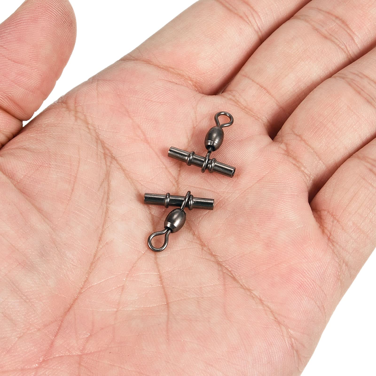 Manche Pivotant, 50Pcs 73lb Croix Ligne 3 Voie Pêche Terminal Attachement