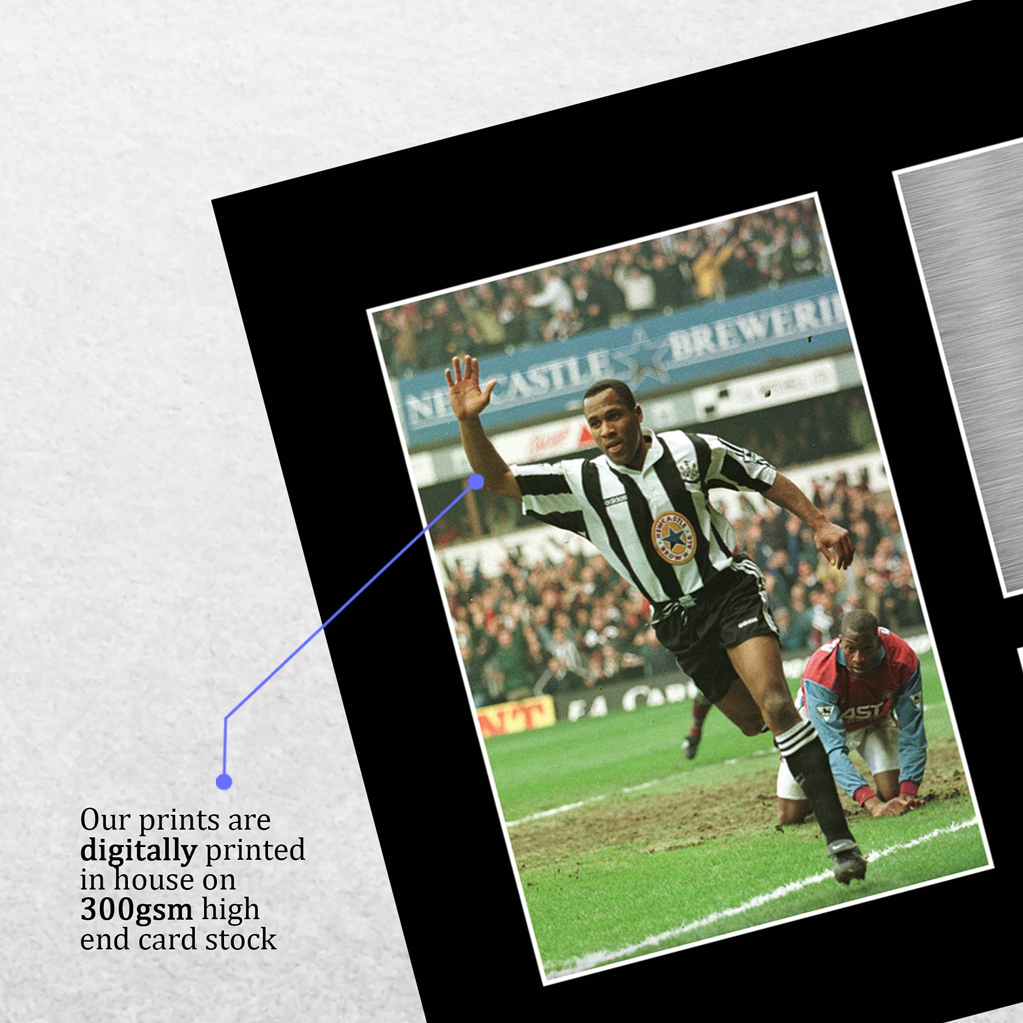 HWC Trading A4 Les Ferdinand Magpies Gifts Printed Signed Autograph Picture for Fans and Supporters, A4 - Image 4