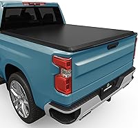 AUTOSAVER88 Soft Roll-Up Tonneau Cover for 2007-2026 Chevy Silverado/GMC Sierra 1500 5.8ft Bed - No-Drill Install, Waterproof