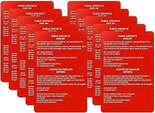 Tarjetas de ciudadanía, manual de derechos de información de contacto residencial | Versión en español de doble cara Guía de estudio de prueba de ciudadanía de inmigración, para hombres, mujeres