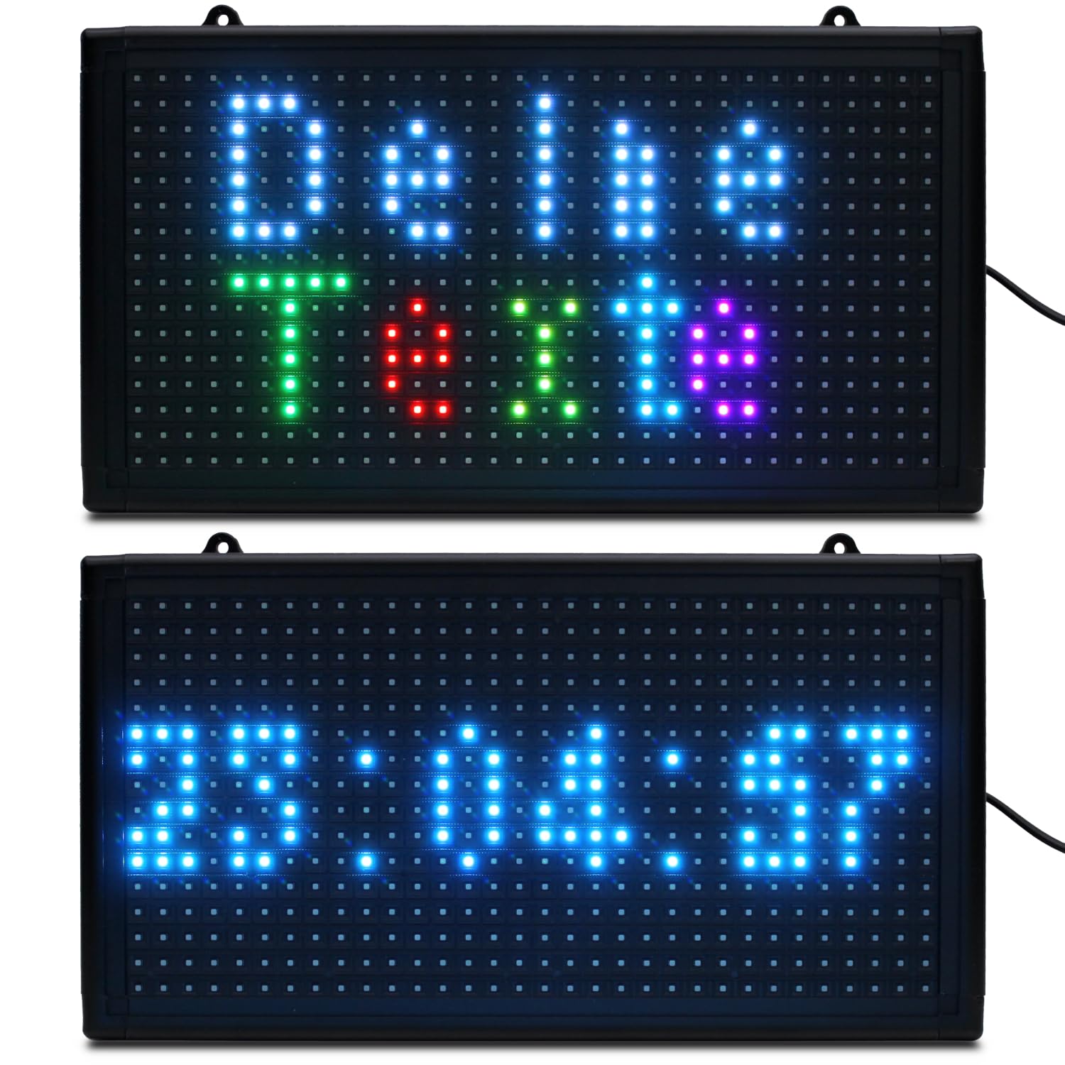 LED WIFI 100x35cm Laufschrift Reklame Lauftext Werbetafel Schild