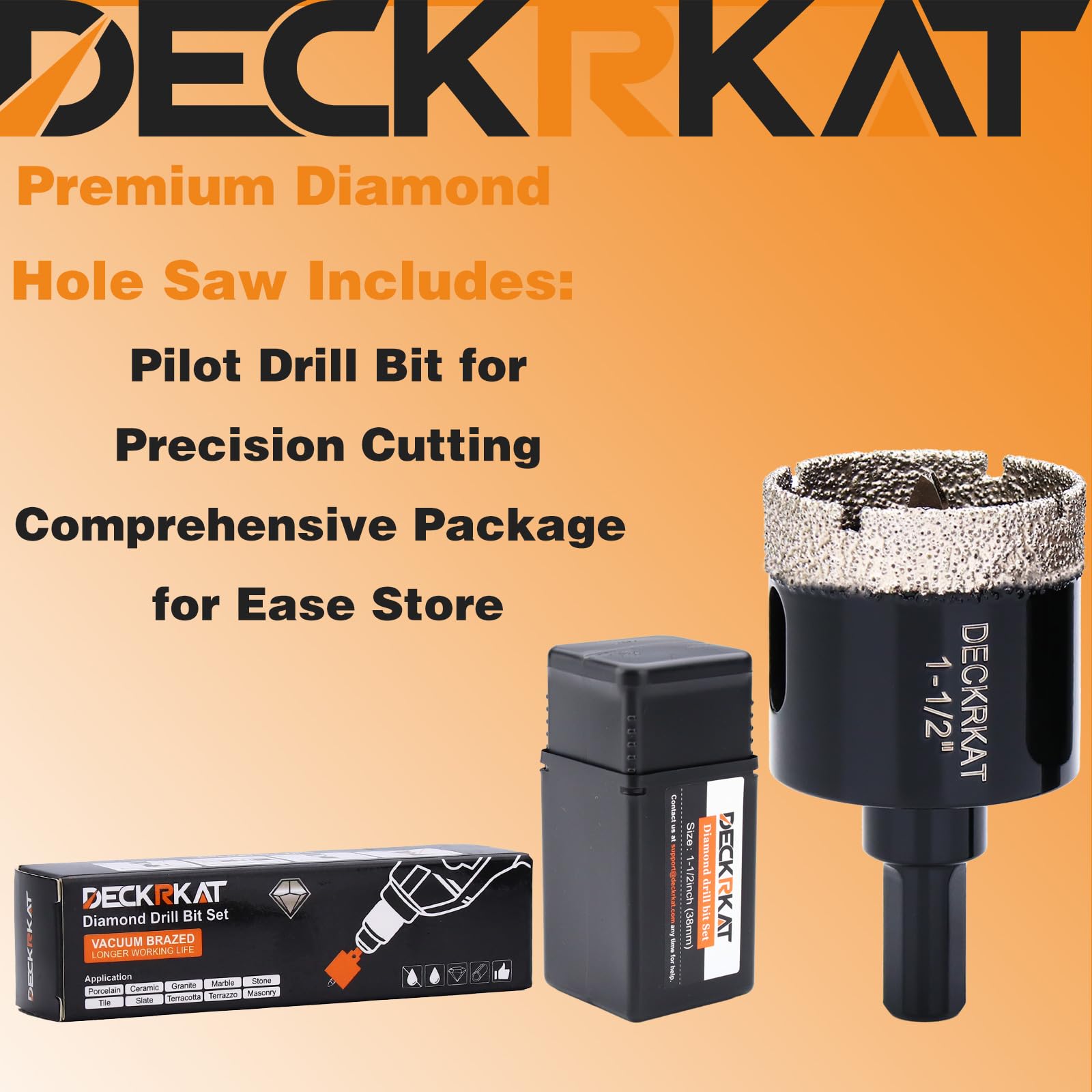 Diamond Hole Saws - Cut Tile, Stone & More -6