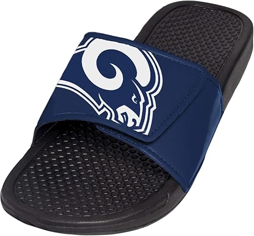 Miniatura 69 de FOCO mens NFL Team Cropped Big Logo Shower Sport Slide Flip Flop Sandals