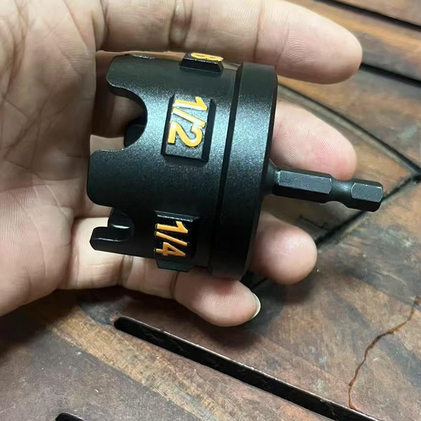 Broca para Tuercas de Aleación de Aluminio, Práctica para Varillas Roscadas de 1/4", 3/8" Y 1/2", para Electricistas Y Contratistas Pro