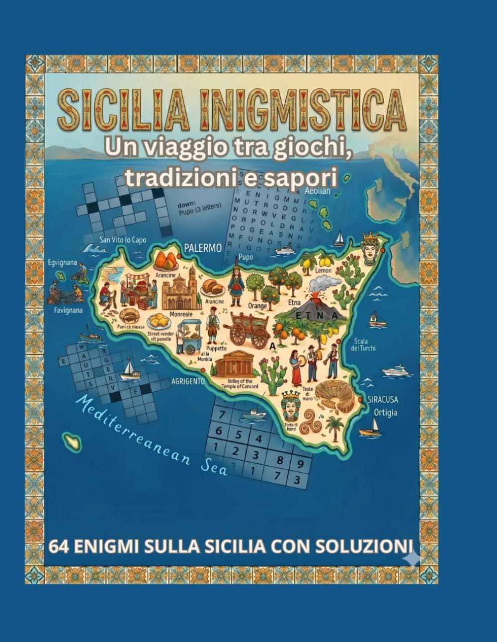 SICILIA ENIGMISTICA: 64 ENIGMI SULLA SICILIA CON SOLUZIONI (Enigmi e Tradizioni)