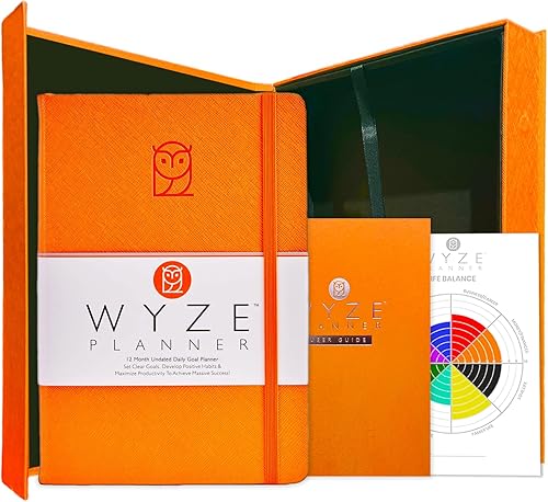 Miniatura 8 de Wyze Planner - Planificador para establecer objetivos para aumentar la productividad y lograr objetivos personales y comerciales. Organizador de