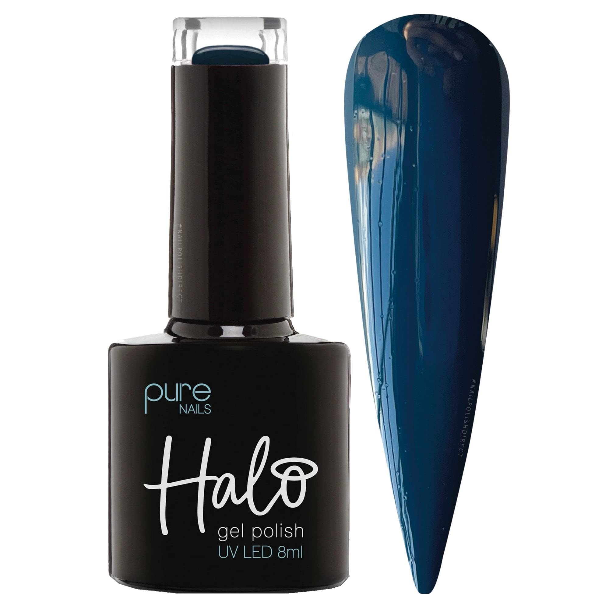 Halo Gel Polish 8ml - French White. UV/LED Gel Nail Polish, Long Lasting & Easy To Apply. Nail Art Colours For Manicure & Pedicure. Gel Polish For Professional & Home Use. — view 30