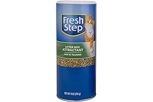 Fresh Step Cat Litter Box Attractant Powder, 9 Ounces | All Natural...