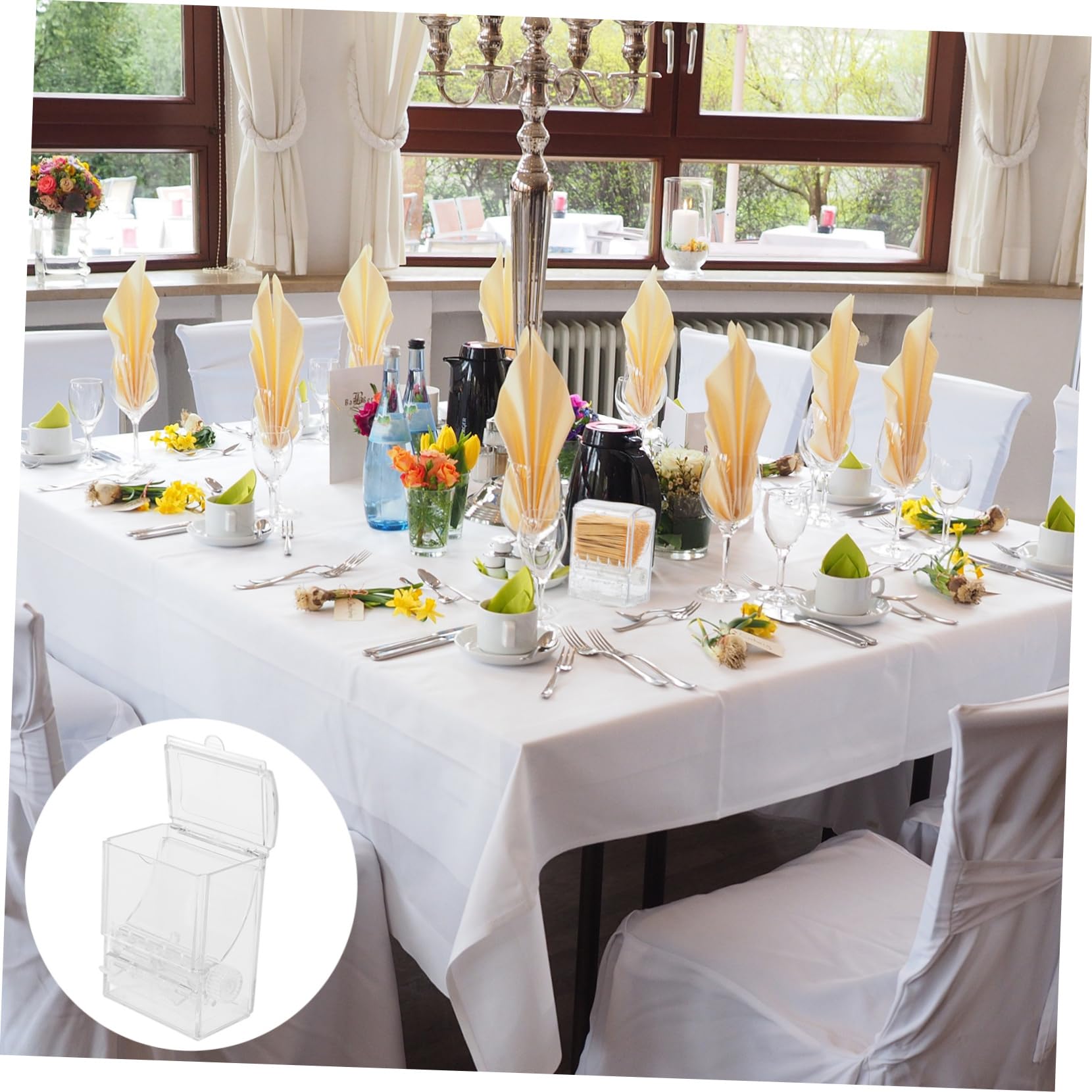 SOLUSTRE 5pcs Toothpick Dispensers Smart Toothpick Holder Automatic Pop-up Box for Kitchen Table