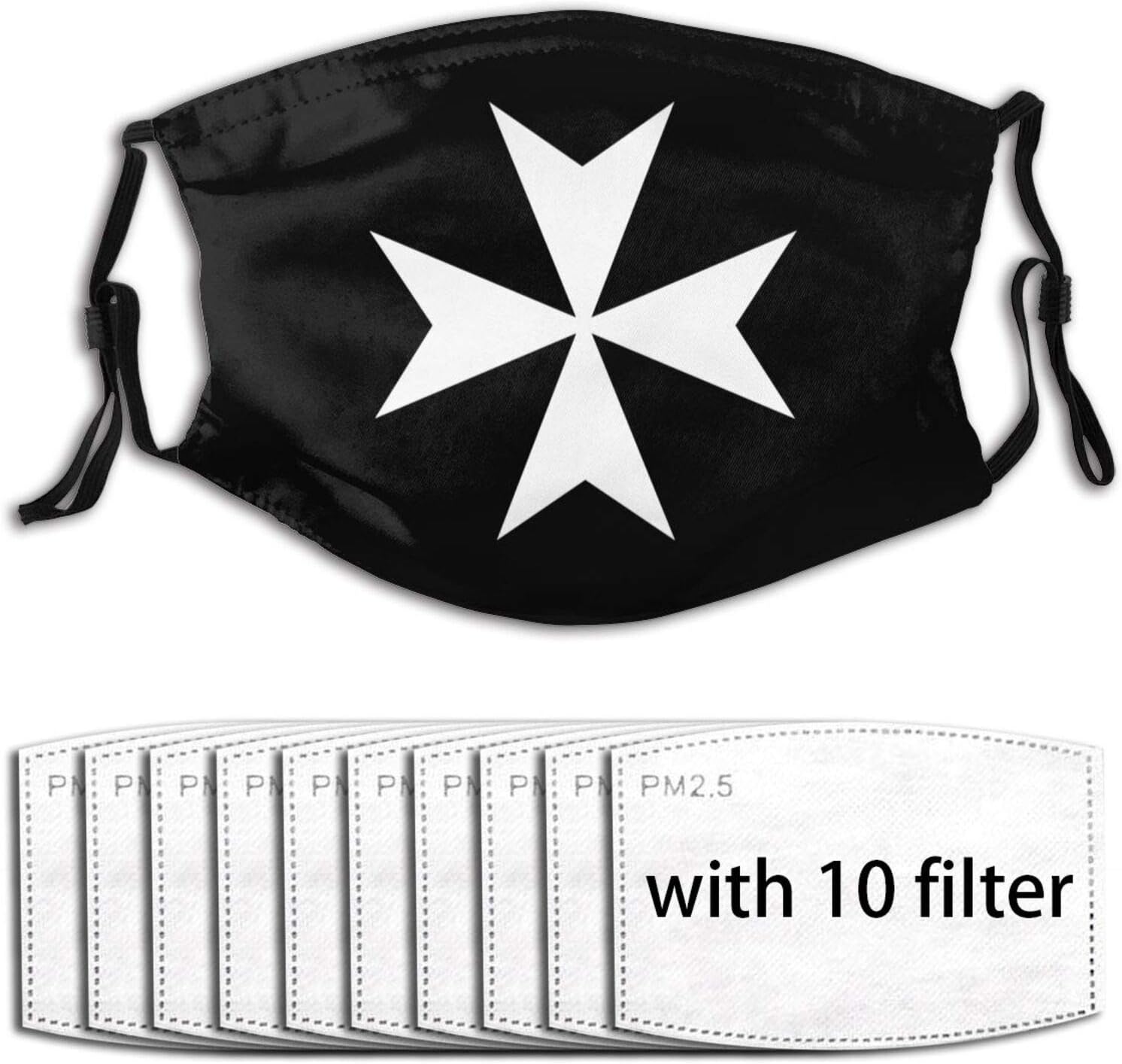 The Maltese Cross Face Shield Protector de cara para exteriores