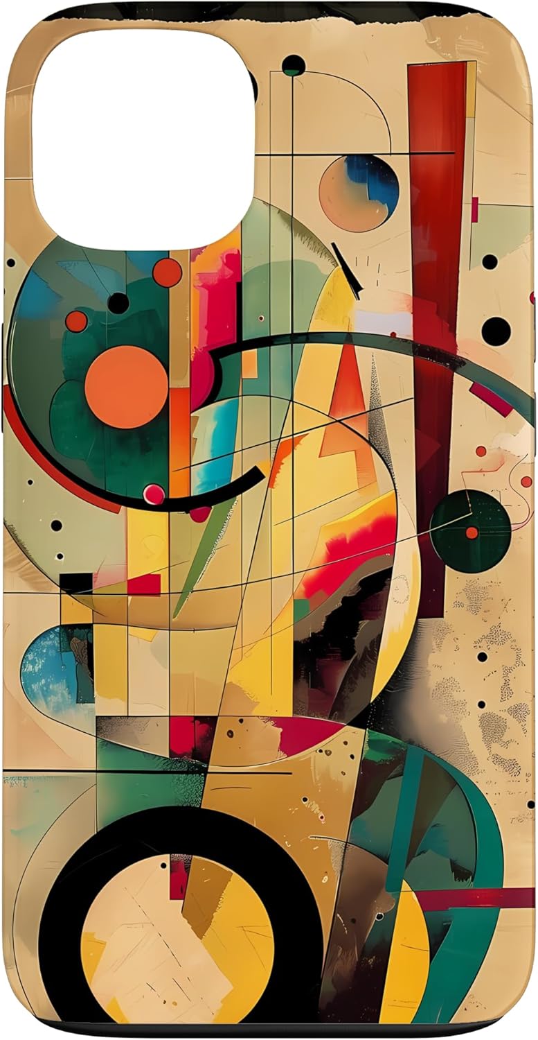Abstract Art Tropical Composition by Vassily Kandinsky Case for iPhone 14 Pro Max