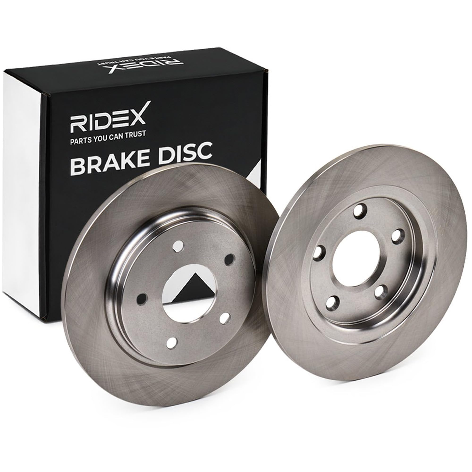 RIDEX 82B0261 2x Disco freno Posteriore senza viti/bulloni Compatibilità con FIAT Freemont 345