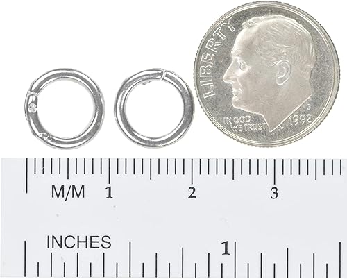 Vista 40 de uGems Diseño de bloqueo de anillo de salto seguro de 0.315 in: Mecanismo de torsión, alineación y crimpado fácil de usar para un cierre duradero