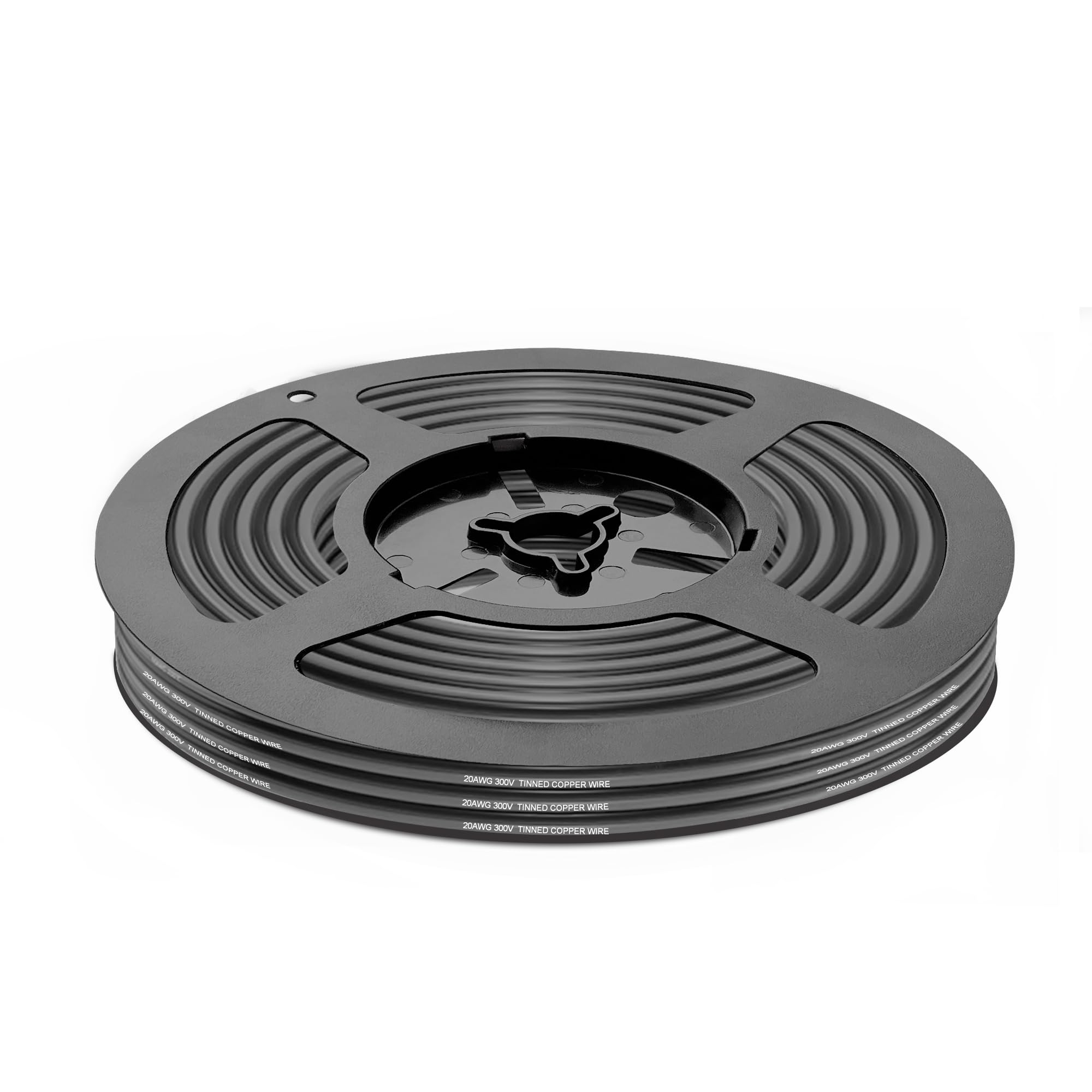 20 Gauge Wire, THUN-CT 20 AWG Flat Ribbon Wire 49.2FT/15M, 2 Core, Tinned Copper, PVC Insulated, 300V, -20℃ to 80℃, For Low Voltage Power, Signal, DIY, LED, Automotive — image 1