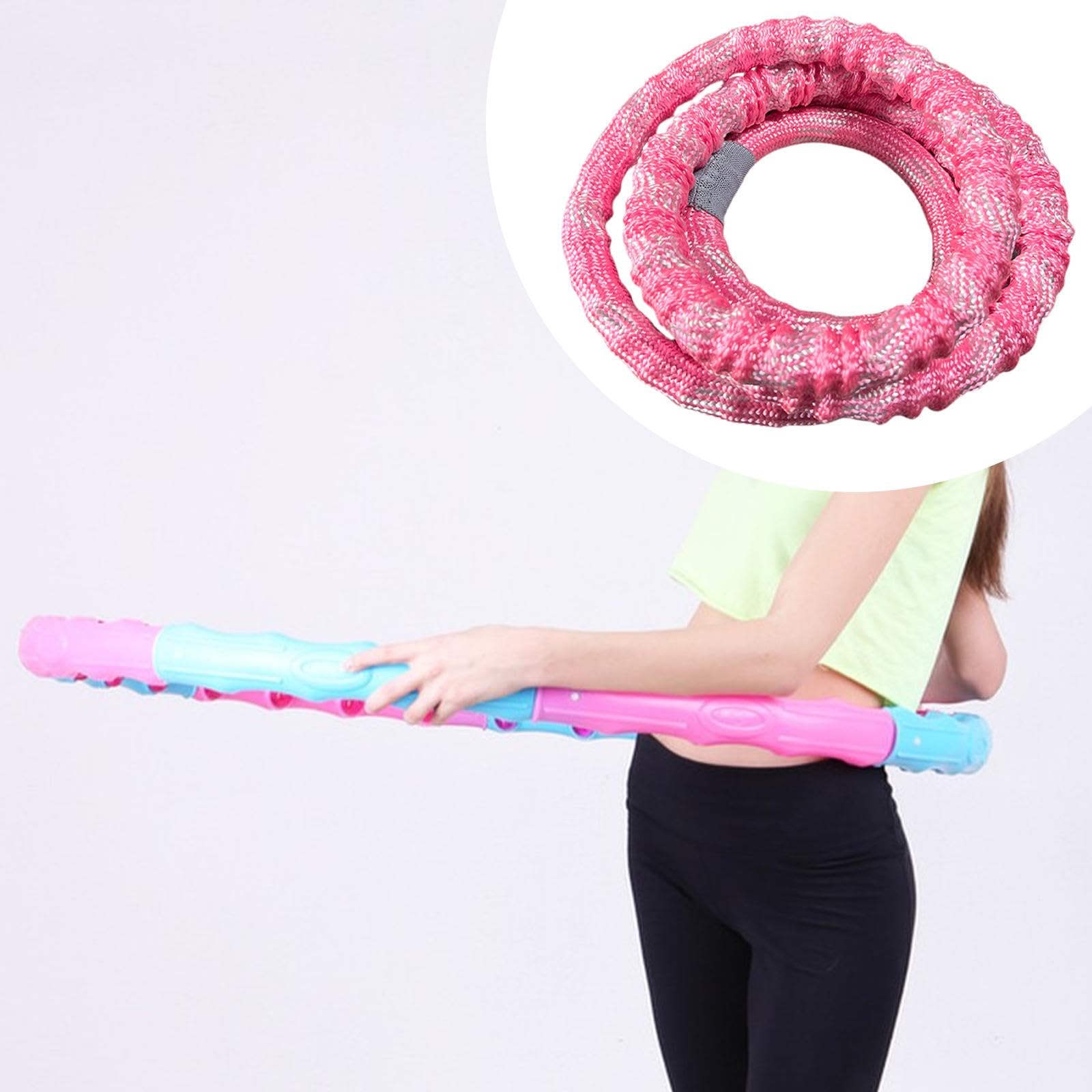 Harilla Gymnastikreifen Weicher Hula Hoop, Trainingsreifen mit Federkern zur Gewichtsreduktion, Fitnessreifen Hula Hoop für Kinder und Erwachsene