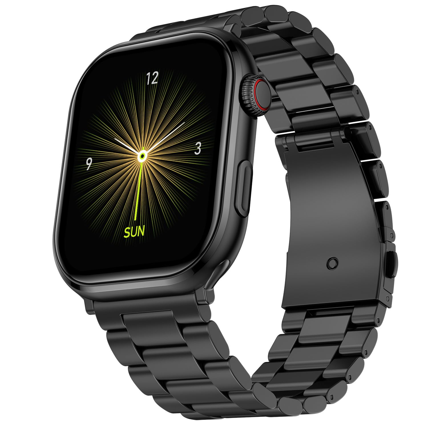 Fire-Boltt Brillia Smart Watch with 51.3mm (2.02 inch) AMOLED Display, Bluetooth Calling, SpO2, Heart Rate Monitoring, 120+ Sports Modes (Brillia Pro, Black Chain)-image-43