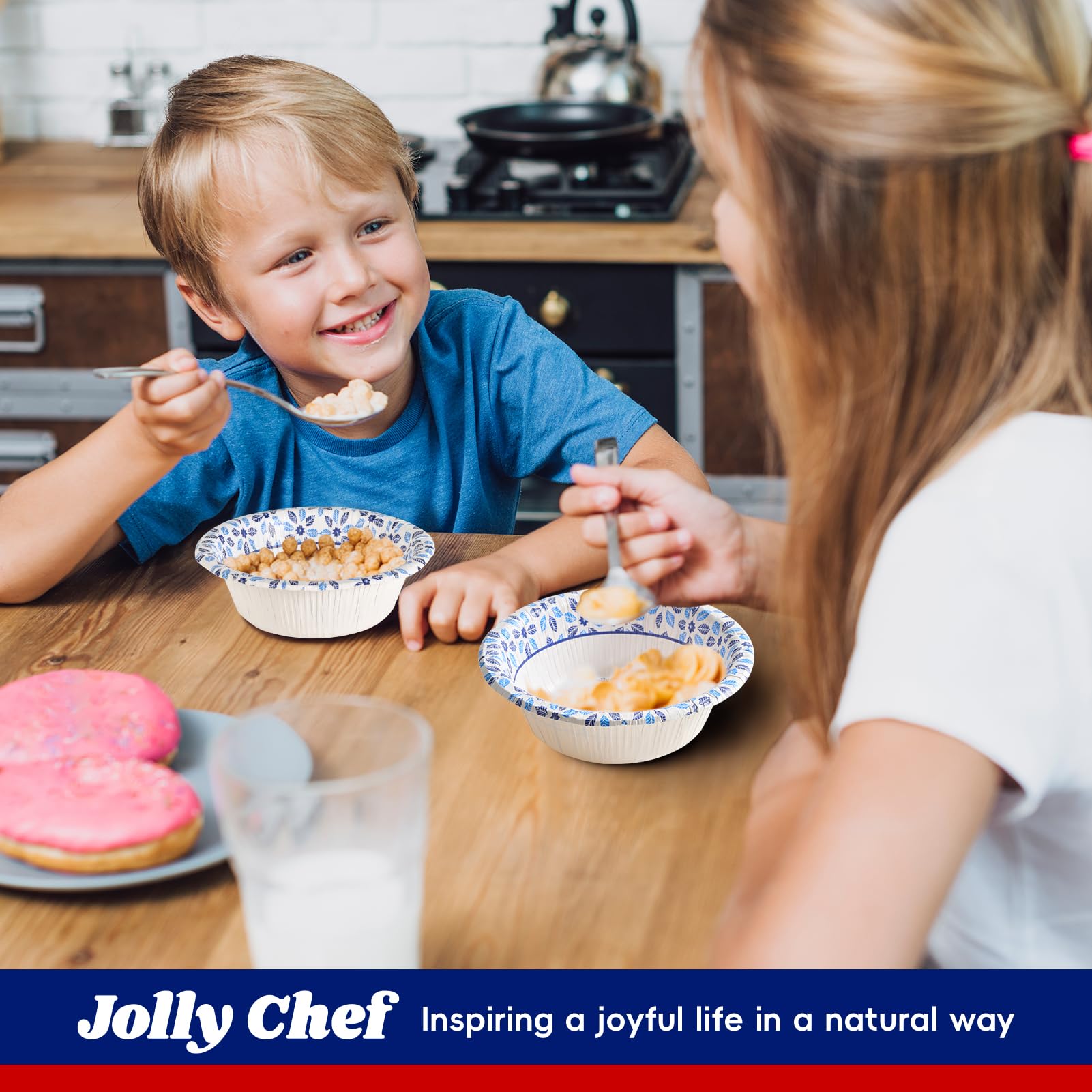 JOLLY CHEF Paper Bowls - 156 Count -7
