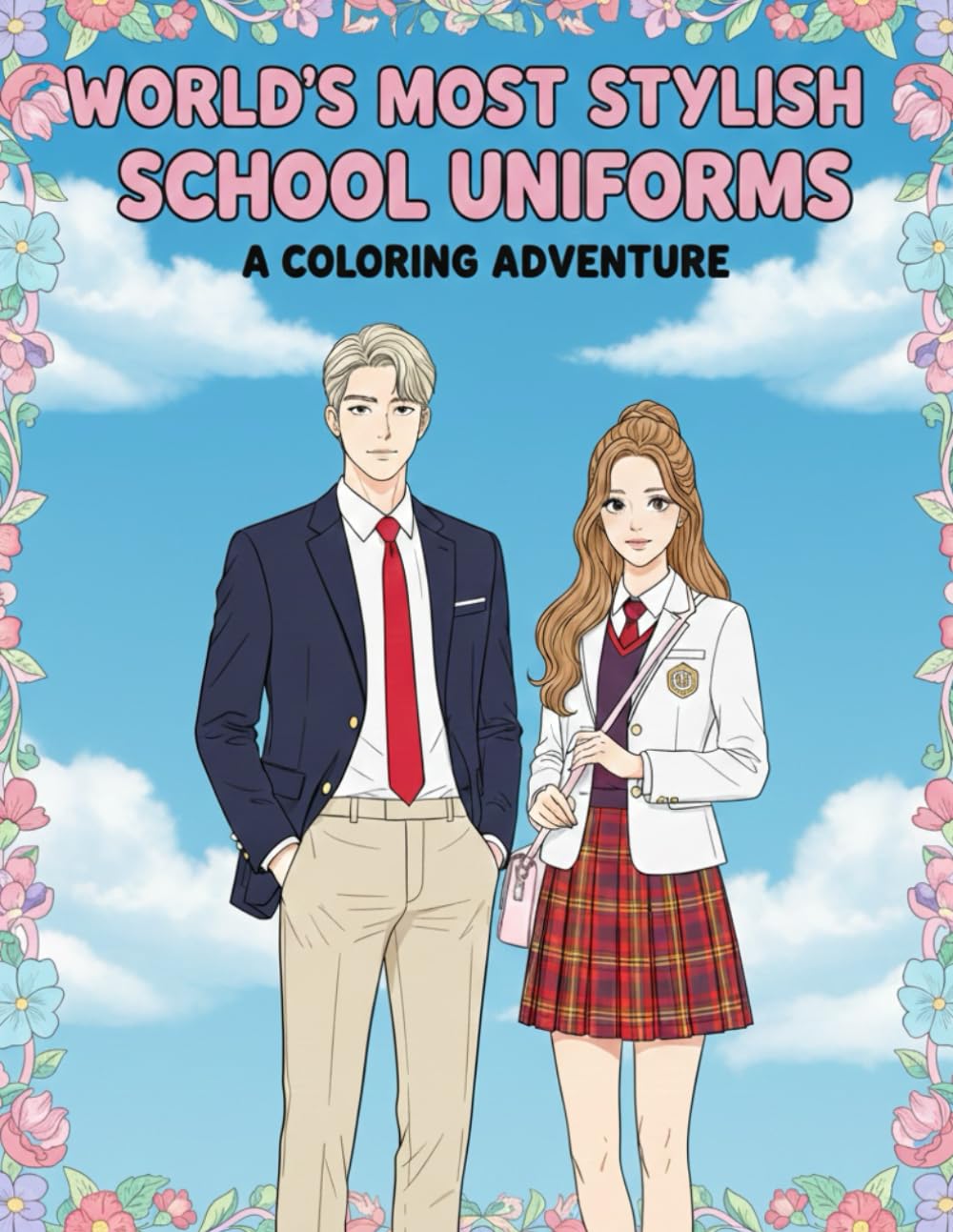 WORLD'S MOST STYRISH SCHOOL UNIFORMS: A COLORING ADVENTURE
