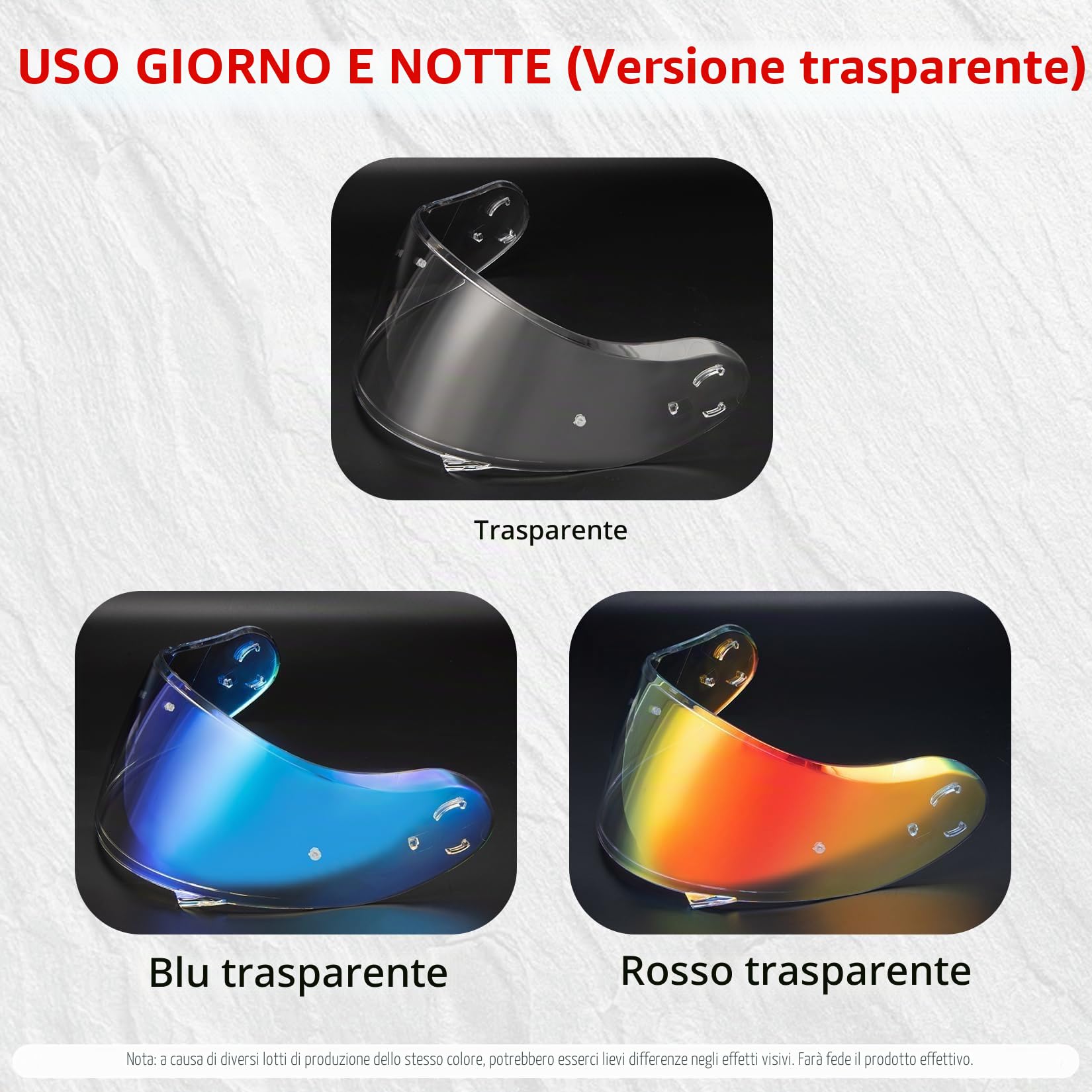 PSLER Visiera per Casco per Neotec 2 Visiera Colorata per Shoei Neotec 2 CNS-3 Protezione UV per Moto Accessori di Ricambio per Visiera Protettiva(Trasparente)