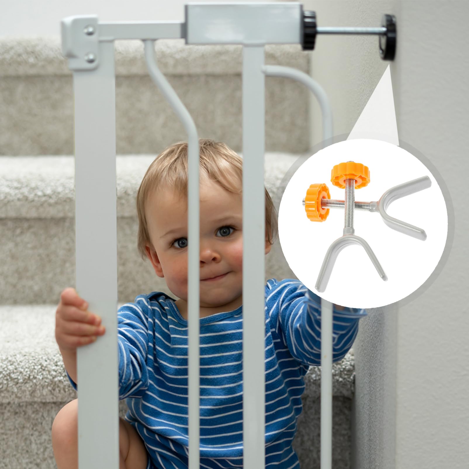 Toyvian U-shaped Safety Gate Fittings For Children Alloy