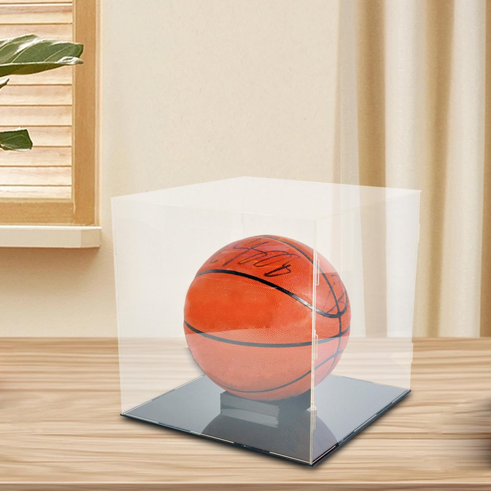 Caja Expositora de Baloncesto, Vitrina de Baloncesto/fútbol, ​​Soporte Expositor de Acrílico
