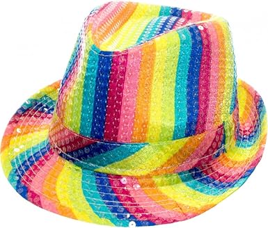 Rainbow fedora Clearance