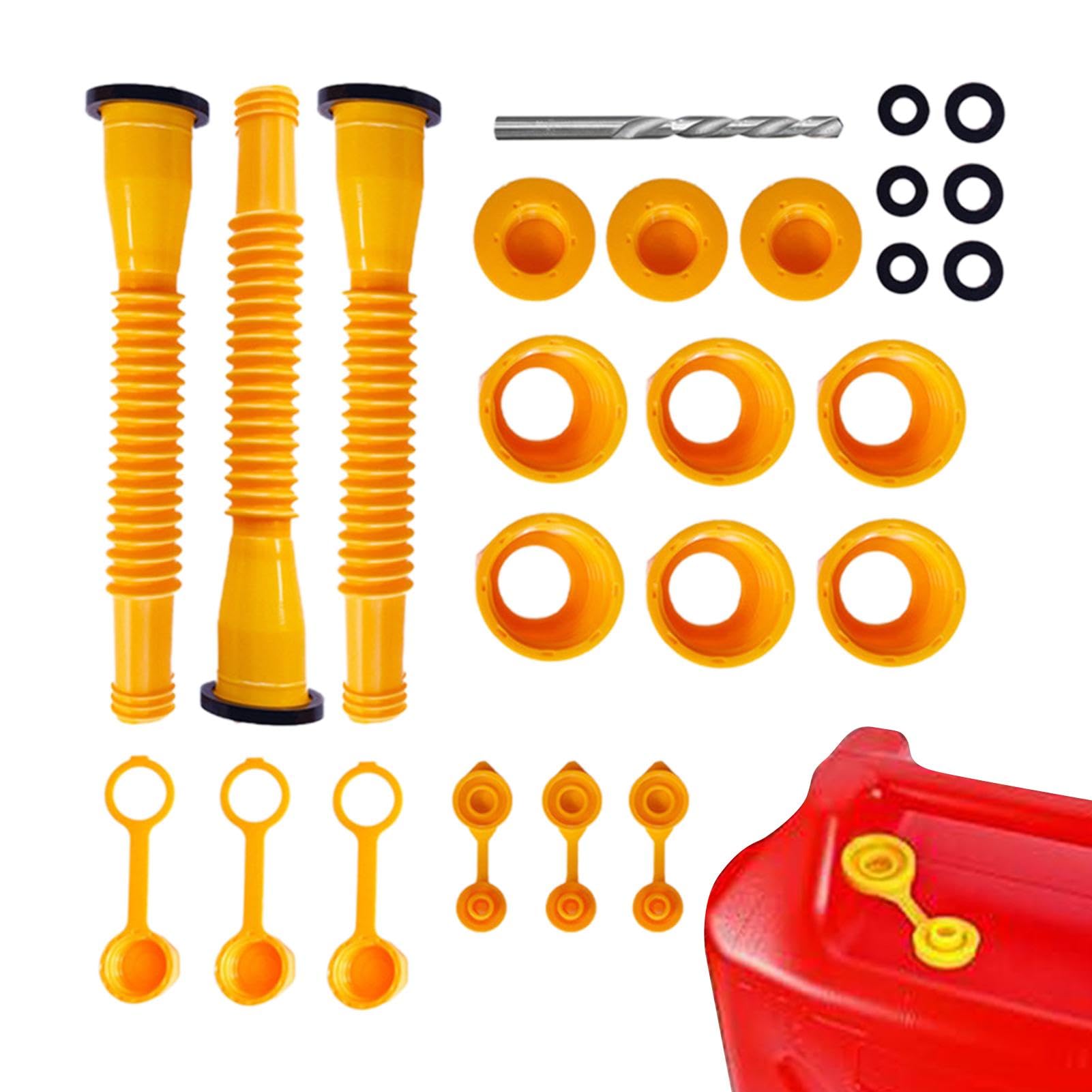 Kit de bec de réservoir d'huile robuste pour garage et atelier