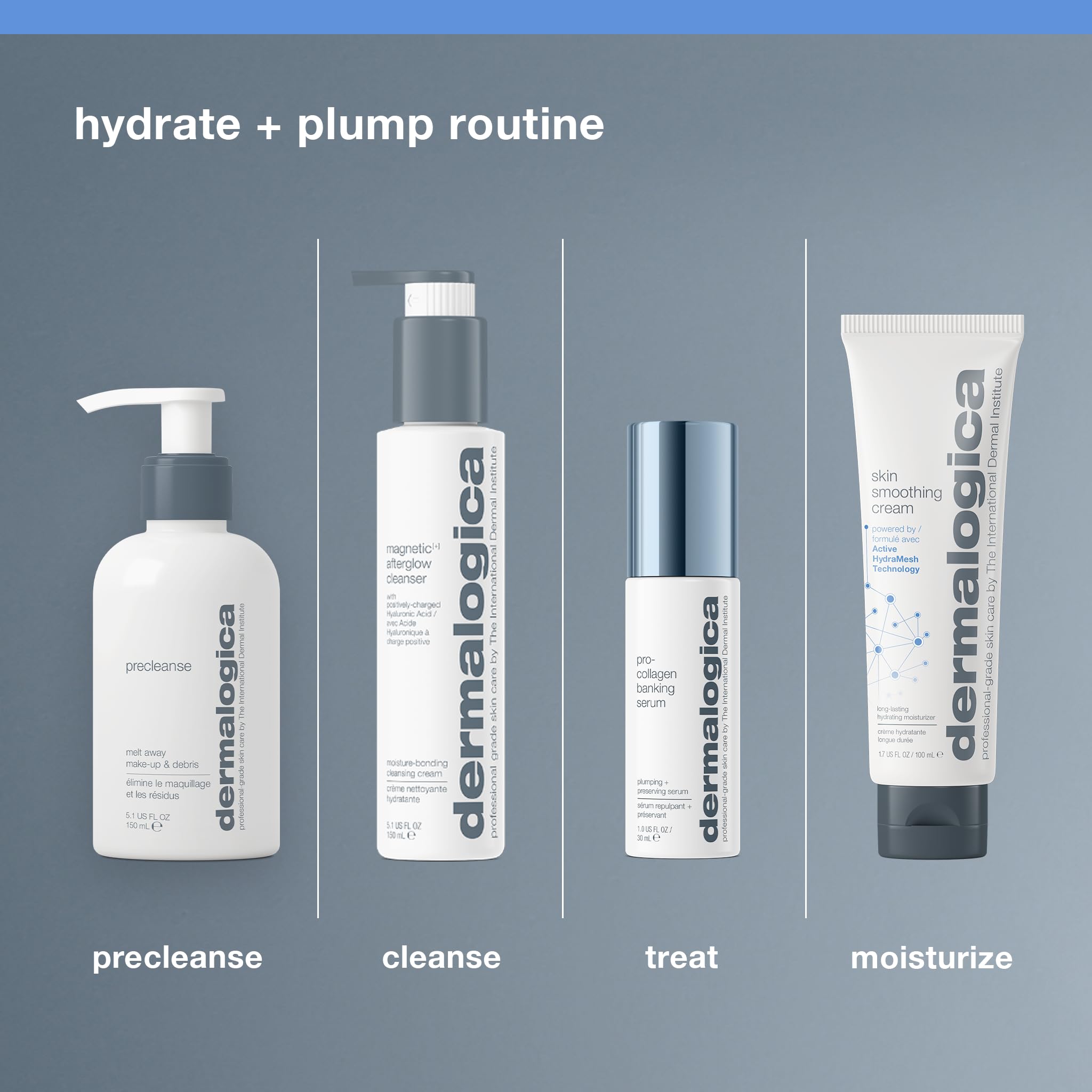 Dermalogica Magnetic Afterglow Cleanser - Nettoyant crème hydratant à l'acide hyaluronique. Elimine maquillage et impuretés, nourrit et apporte éclat à la peau.