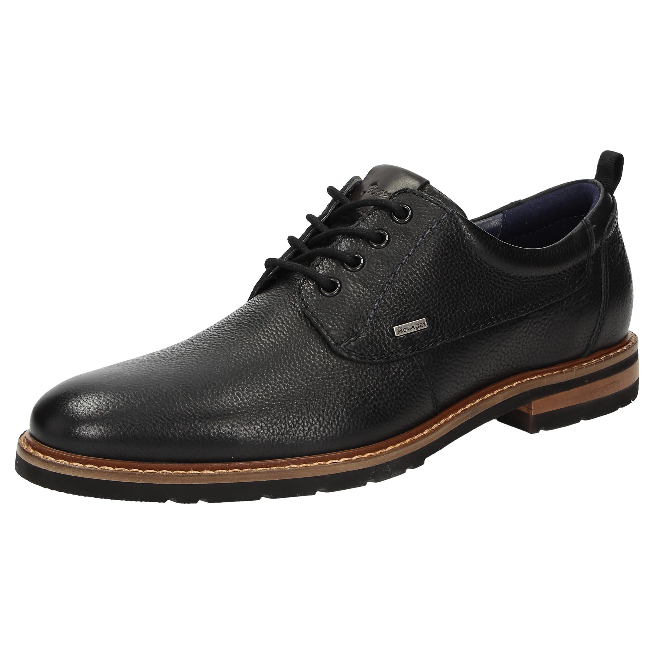Sioux Men's Rostolo 700-tex Oxford Shoe, Black, 8.5 UK