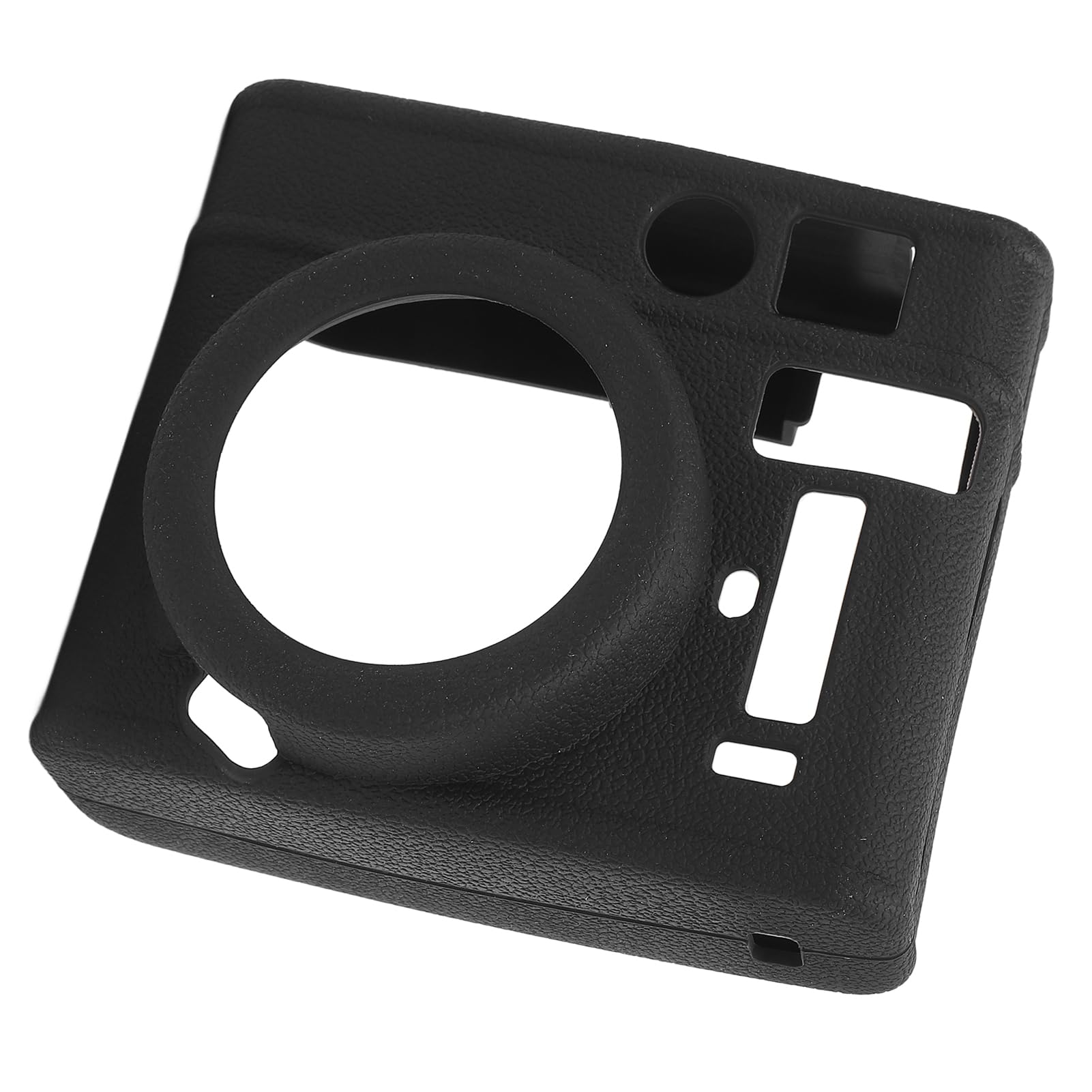 Custodia in Silicone per Fotocamera Istantanea Custodia Protettiva Antigraffio Antiurto per Fotocamera Istantanea Morbida per la Pelle del Corpo per Esterni (Nero)