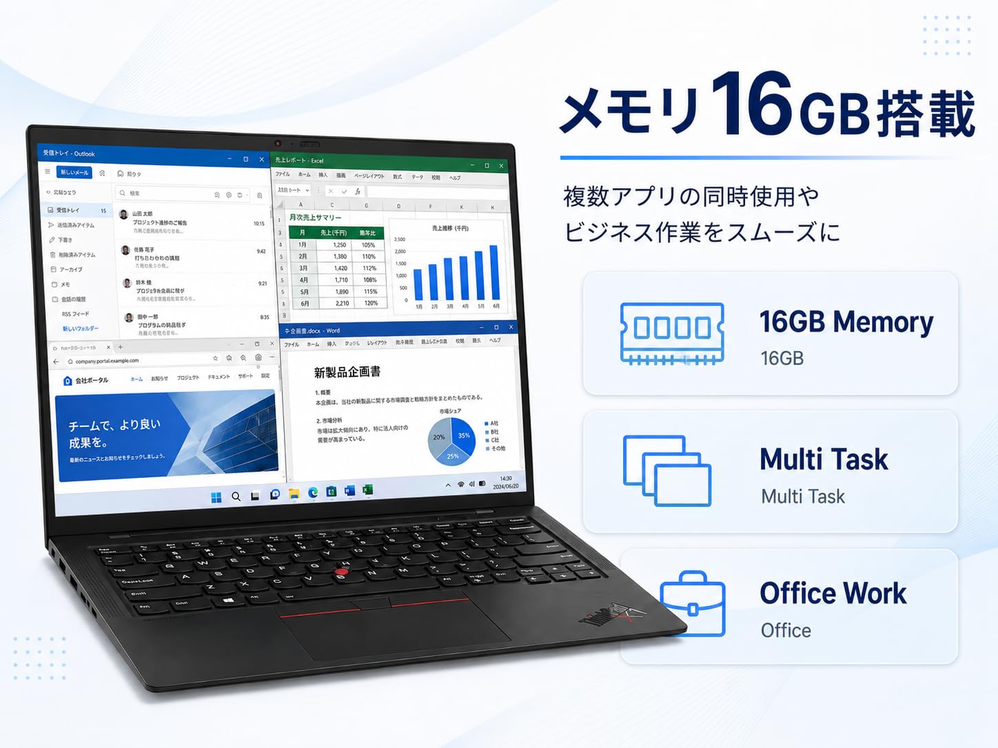 Amazon.co.jp: 【整備済み品】Lenovo ThinkPad X1 Carbon Gen 9 ノート 