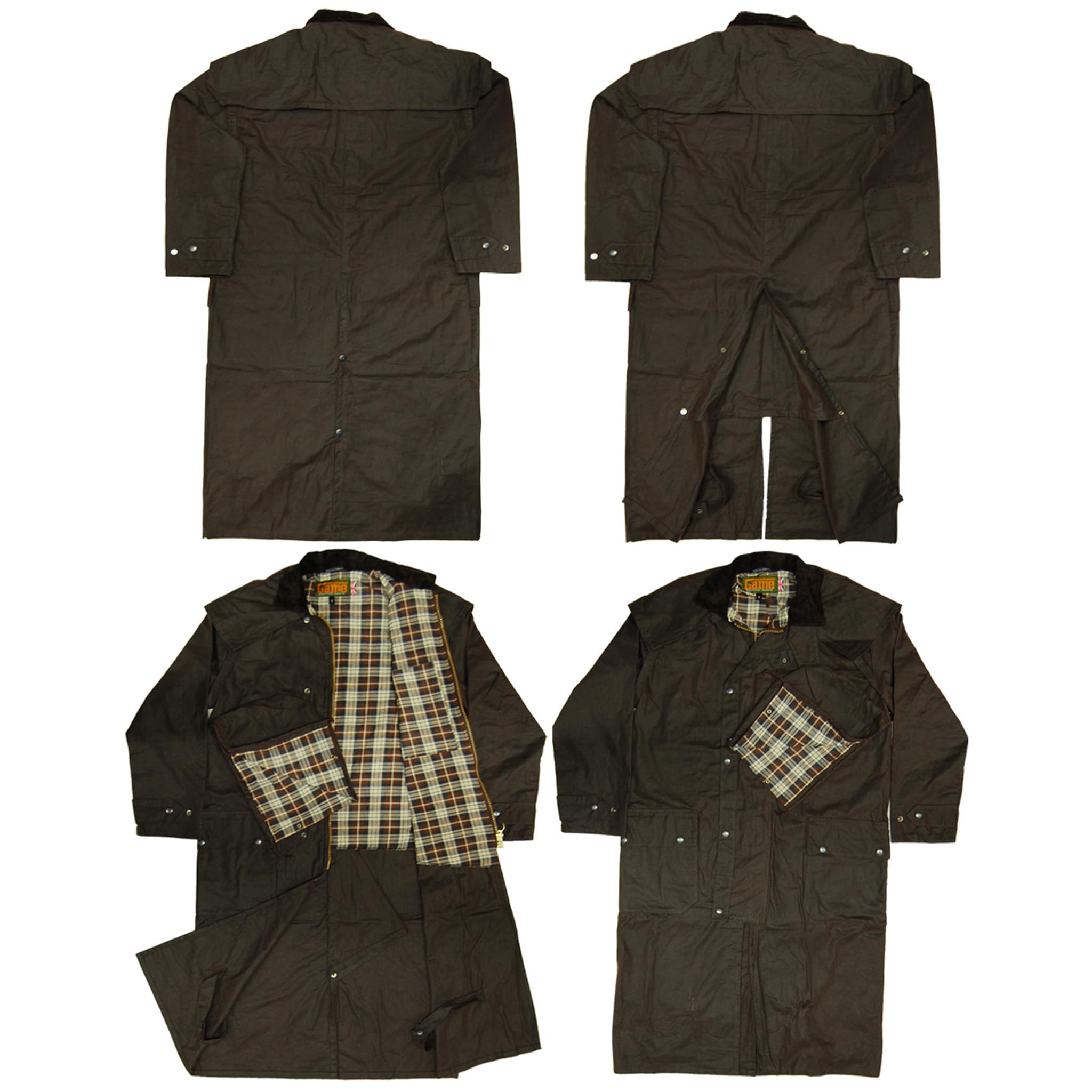 Wax Stockman Long Cape