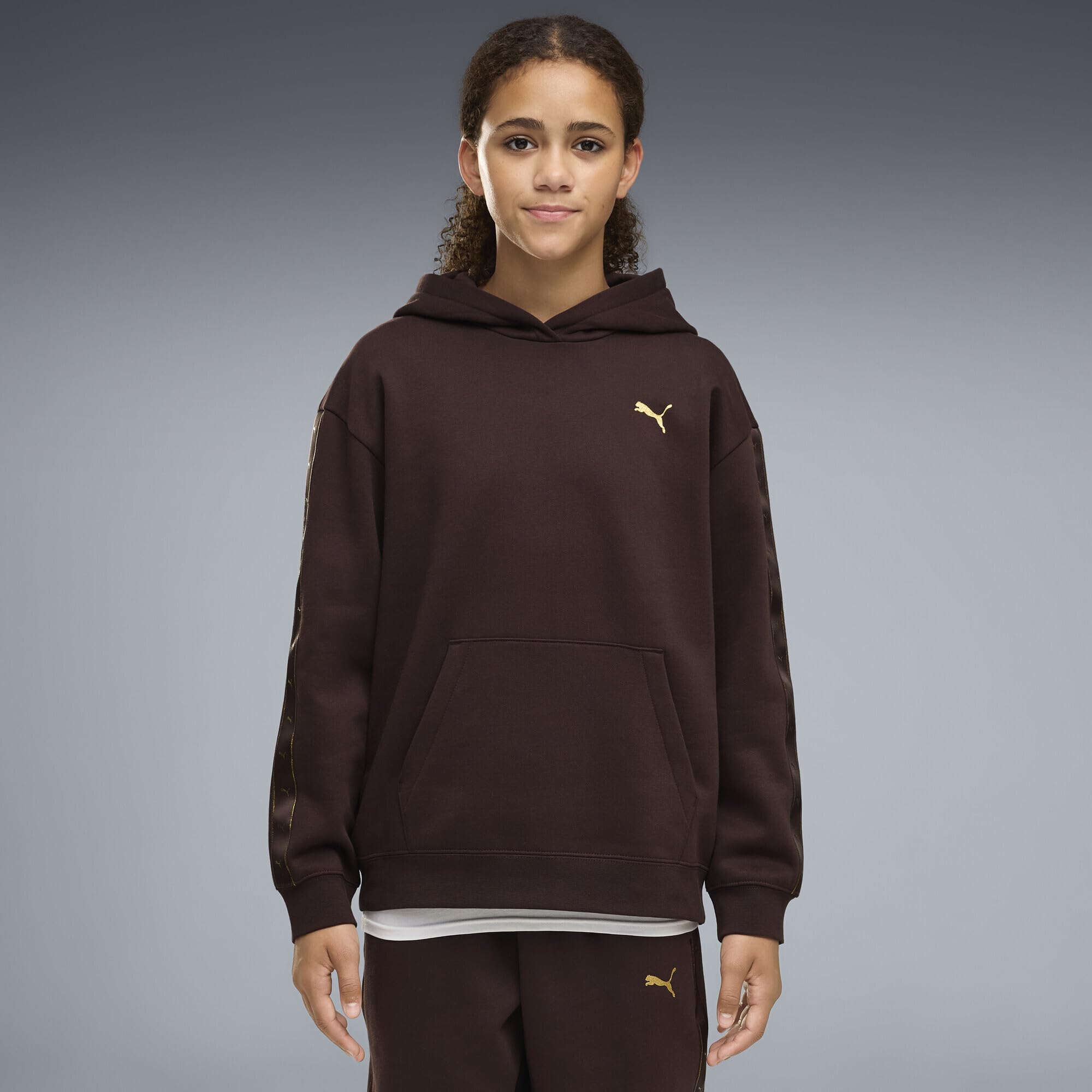 PUMA Mädchen Essentials Tape Relaxed Hoodie