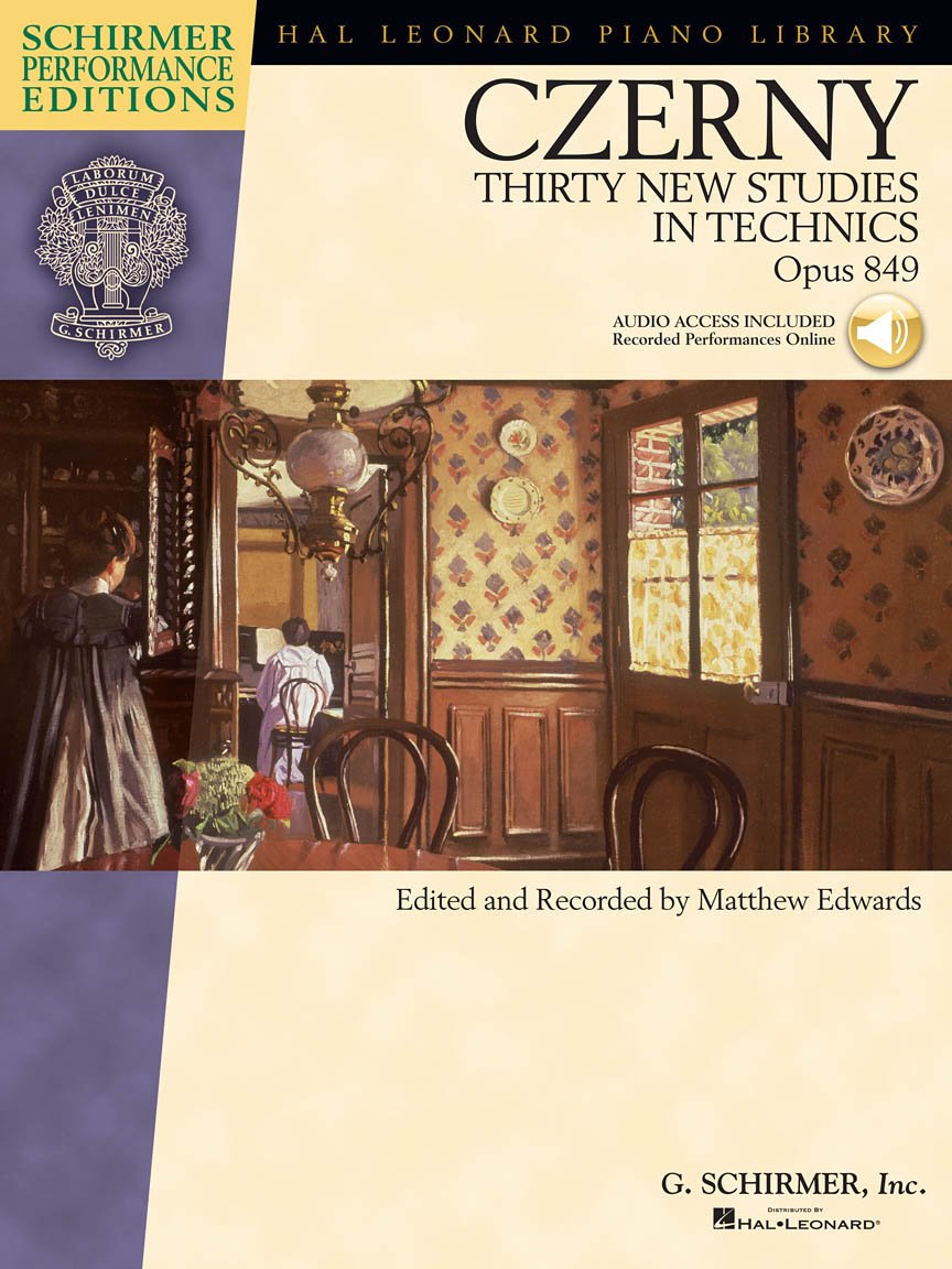 Carl Czerny: Thirty New Studies In Technics Op.849 (Schirmer Performance Edition) (Schirmer Performance Editions) (Includes Online Access Code)